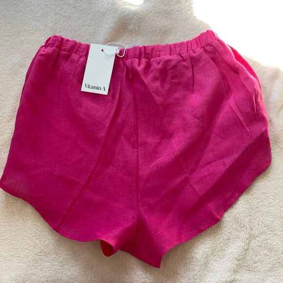 Vitamin A Tallows Linen Short - Ecolinen Size Small - Picture 5 of 8